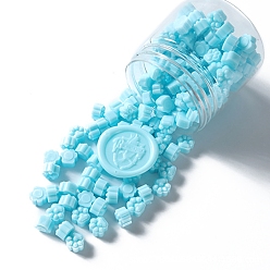 Средний Бирюзовый Отпечаток лапы частицы сургуча, для ретро печать печать, средне бирюзовый, 9.5x8.5x6 мм