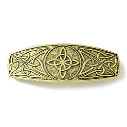 Другие Заколки для волос из сплава, для женщин девушки, античное золото , узел, 83x39x12 мм