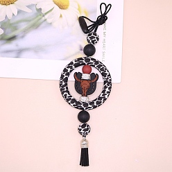 Butterfly Silicone Beads Big Pendants, Butterfly, 19.29x2.56 inch(49x6.5cm)