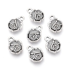 Античное Серебро Сплавочные подвески тибетского стиля, , античное серебро, 13.5x10x3 мм, отверстие : 1.8 мм, Около 500 шт / 500 г