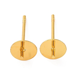 Золотой Изделия из латуни, без кадмия и без свинца, стойки покрытие, долговечный, золотые, 14.5x6 мм, штифты : 1 мм