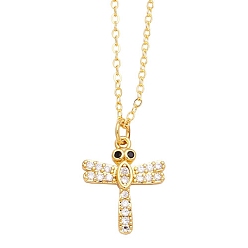 Dragonfly Collier avec pendentif, libellule, 17.72 pouce (45 cm), pendentif: 19x16 mm