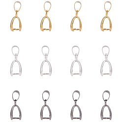 (52) Непрозрачная лаванда Держатели пончик из латуни, пешня для льда, разноцветные, 20x7 мм, 60 шт / коробка