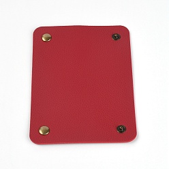 Коричневый 2шт. защитный чехол из искусственной кожи для сумки, для сменных аксессуаров ручек для сумок, коричневые, 13x10.3x0.2 см