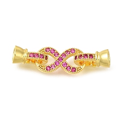 Золотой Стойка плакировка бесконечность латунь микропаве из кубического циркония, долговечный, без свинца и без кадмия, золотые, 28 мм