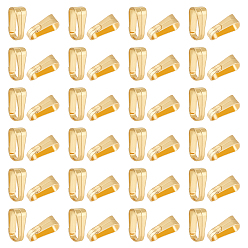 Золотой 200шт 304 защелка из нержавеющей стали на дужках, золотые, 6x3x2 мм, отверстие : 2x5.5 мм