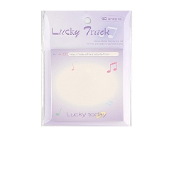 Musical Note 40 листы с милыми стикерами для блокнота, наклейки с наклейками, для офисного школьного чтения, квадратный, музыкальная нота, 80x80 мм