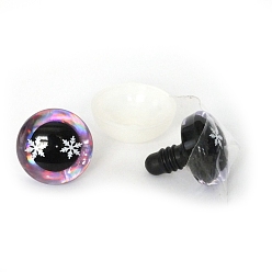 Фламинго Снежинка узор пластиковая кукла безопасность ремесло глаз, с распоркой, для поделок куклы игрушки кукольные плюшевые животные изготовление, фламинго, 16 мм