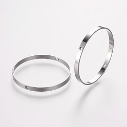 Платина Латунной шариковой кадров, кольцо, платина, 30x0.8 мм, отверстие : 0.6 мм