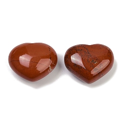 Красный Камень Сердце натуральный красный яшма пальмовые камни, тревожность исцеление карманный большой палец камень, 24.5x30~31x17 мм