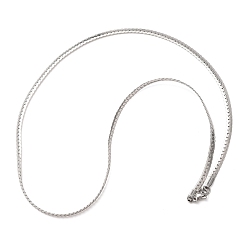 Edelstahl Farbe Anlaufgeschützt 304 Panzerketten aus Edelstahl, mit Karabiner verschlüsse, Edelstahl Farbe, 19.2 Zoll (49 cm)