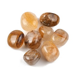 Yellow Hematoid Quartz Натуральные желтые бусины из гематоидного кварца, обваленные камни, нет отверстий / незавершенного, самородки, 20~56x18~30.5x8~28 мм