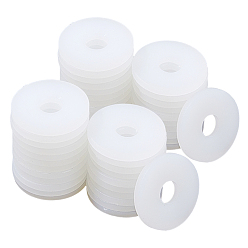 Белый 120 шт. нейлоновых шайб, изоляционная прокладка, белые, 20x2 мм, отверстие : 6 мм