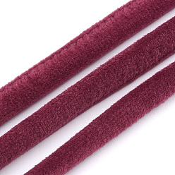 Brique Rouge Cordon de velours, firebrick, 6mm, environ 54.68 yards (50m)/paquet