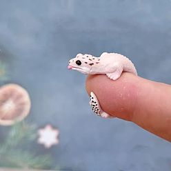 Белый Открытые кольца из цинкового сплава, ящерица, белые, 15~20 мм