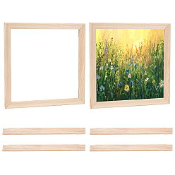 Blanched Almond Solid Wood Stretcher Bars, for Canvas Art or Needlepoint, Blanched Almond, 300x27x14.5mm