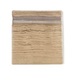 пшеница Пвх почтовый замок сумки, прямоугольные упаковочные пакеты, верхние пакеты с самозапечатыванием, цвет пшеницы, 8.5x8 см, односторонняя толщина: 7.8 мил(0.2мм)