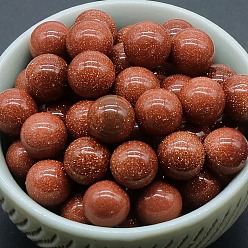 Камень с Пылевым Золотом Синтетический хрустальный шар из золотого камня, Украшения из энергетического камня Рейки для исцеления, медитация, колдовство, 8 мм