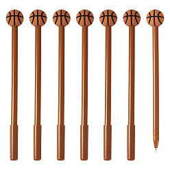 Basketball 8Pcs Ball Series Cartoon Stainless Steel Pens, Basketball, 176x21mm