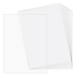 Прозрачный Пластиковые листы пвх, а4 размер, прямоугольные, прозрачные, 298x211x0.6 мм