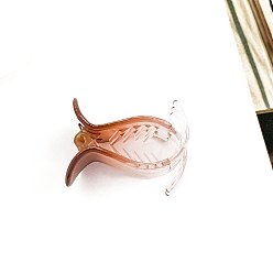 Сиена Заколки для волос из пластика в виде цветка, аксессуары для волос для женщин и девочек, цвет охры, 55 мм