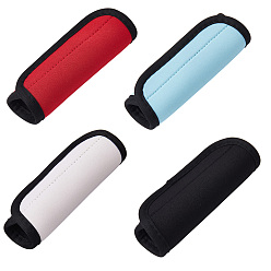 (52) Непрозрачная лаванда 4 шт. 4 Цвета неопреновых накладок на ручки багажа, квадратный, разноцветные, 153x144x4 мм, 1 шт / цвет