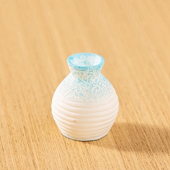 Темно-Голубой Смоляные вазы, микропейзаж, украшение для дома, глубокое синее небо, 2.2x2.5 см