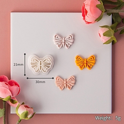 Бабочка Пластиковые формы, резцы глины, инструменты для лепки из глины, для серьги решений, бабочка, 2.1x3x1.15 см