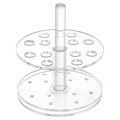 Прозрачный Акриловые держатели для пробирок, лабораторные принадлежности, прозрачные, 132x150 мм, внутренний диаметр: 16 мм