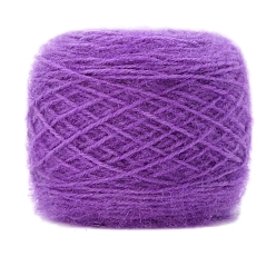 Темно-Фиолетовый Пряжа мохер, для ткачества, вязание крючком, темно-фиолетовый, 1.5~2 мм, около 150г/моток