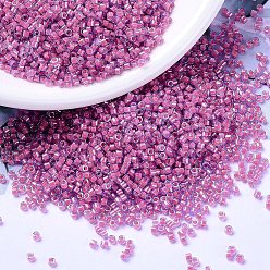 (DB2048) Luminous Pink Taffy MIYUKI Delica Beads, Cylinder, Japanese Seed Beads, 11/0, (DB2048) Luminous Pink Taffy, 1.3x1.6mm, Hole: 0.8mm, about 20000pcs/bag, 100g/bag