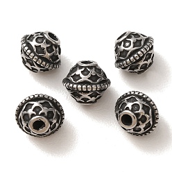 Stainless Steel Color 304 Stainless Steel Beads, Bicone, Stainless Steel Color, 8.5x7.5mm, Hole: 2mm