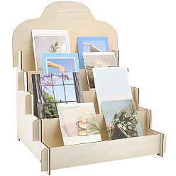 Желтая Старая Ткань  1 Деревянные подставки для демонстрации товаров, для отображения поздравительных открыток, старое кружево, 30x26.5x34.8 см