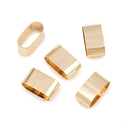 Настоящее золото 24K Прелести латунных слайд, без кадмия и без свинца, прямоугольные, реальный 24 k позолоченный, 9x4.5x4 мм, отверстие : 8.5x3.5 мм