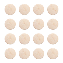 Мокасин Незаконченные деревянные бусы, натуральные деревянные бусы, без свинца, плоско-круглые, мокасин, 25x5 мм