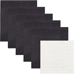Mixed Color EVA Foam Protective Pad & Large Silicone Mats, for Picture Frame, Mixed Color, 100pcs/style
