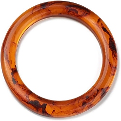 Chocolate Resin Bag Handles, for Bag Straps Replacement Accessories, Chocolate, 11.9x1cm, Inner Diameter: 8.9cm