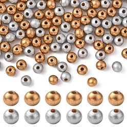 (52) Непрозрачная лаванда 200шт 2 цвета окрашенные распылением бусины из натурального дерева, круглые, разноцветные, 8x7 мм, отверстие : 2.5 мм, 100 шт / цвет