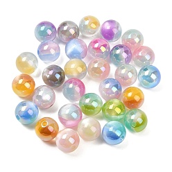 (52) Непрозрачная лаванда Бусины из смолы с имитацией кошачьего глаза, круглые, разноцветные, 16 мм, отверстие : 3 мм