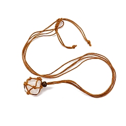 Хрусталь Регулируемые ожерелья с подвесками ручной работы из натуральных кристаллов кварца, 31.50 дюйм (80 см)