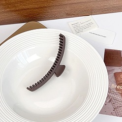 Розово-Коричневый Пластиковые зажимы когтя волос, розово-коричневый, 124x45 мм