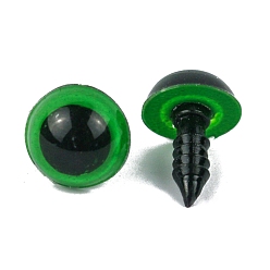 Зеленый Пластиковые глаза куклы, ремесленные защитные глаза, с распоркой, для изготовления кукол, полукруглый, зелёные, 10 мм