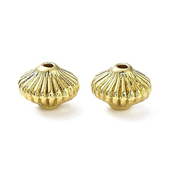 Настоящее золото 18K Наберешь металлизации шарики сплава, долговечный, без свинца и без кадмия, фонарь форма, реальный 18 k позолоченный, 7x5 мм, отверстие : 1 мм