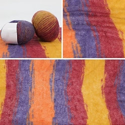 Золотистый Пряжа из шерстяного волокна, для свитера, шапки, носков, детских одеял, золотые, 3 мм