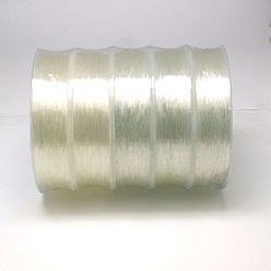 Clear Korean Elastic Crystal Thread, DIY Jewelry Beading Stretch Cord Findings, Clear, 1mm, about 37.18 yards(34m)/roll