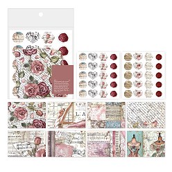 Коричневый Канцелярская бумага и конверты, с наклейкой, прямоугольные, коричневые, 160x146x70 мм, 42 шт / комплект