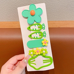 Зеленый лайм 6шт железные заколки для волос, аксессуары для волос для женщин и девочек, разнообразные, зеленый лайм, 70 мм