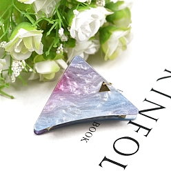 Треугольник Акриловые коготь заколки, аксессуары для волос для женщин и девочек, треугольные, 65 мм