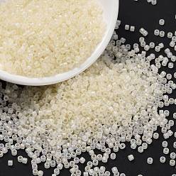 Шампанско-Желтый Цилиндрический бисер, матовые абы цвет, круглое отверстие, единый размер, шампанское желтый, 2x1.5 мм, отверстие : 0.8 мм, около 40000 шт / упаковка, о 450 г / мешок