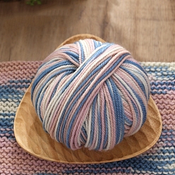 Pink Кашемир сегмент окрашенная пряжа, для ткачества, вязание крючком, розовые, 2 мм, около 131.23 ярдов (120 м) / моток